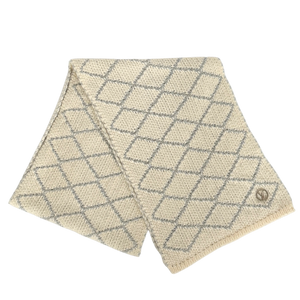 Louis Vuitton gebreide sjaal crème beige