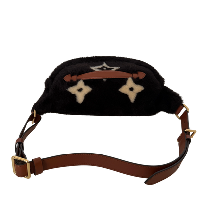 Louis Vuitton Shearling Monogram Bumbag Chocolate Cream Fullset / neuwertig Louis Vuitton