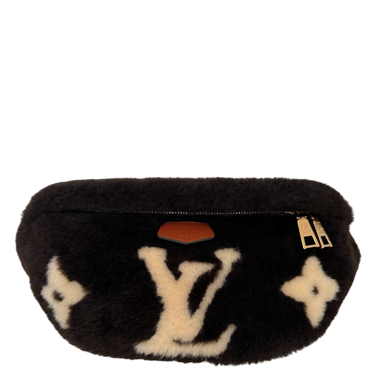 Louis Vuitton Shearling Monogram Bumbag Chocolate Cream Fullset / neuwertig Louis Vuitton