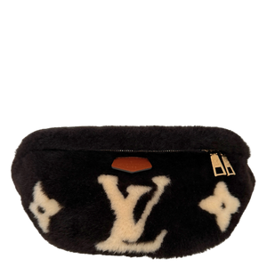 Louis Vuitton Shearling Monogram Bumbag Chocolade Crème