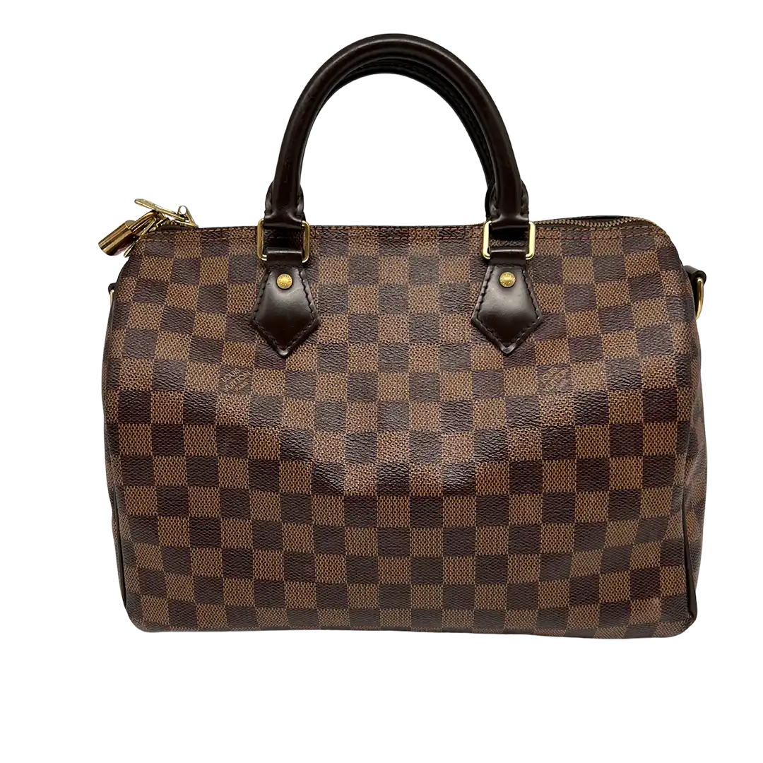 Louis Vuitton Speedy 30 Bandouliere Damier Ebene / akzeptabel Louis Vuitton