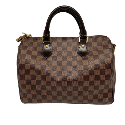 Louis Vuitton Speedy 30 Bandouliere Damier Ebene / akzeptabel Louis Vuitton