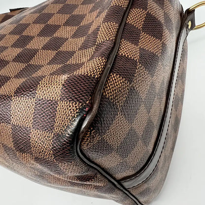 Louis Vuitton Speedy 30 Bandouliere Damier Ebene / akzeptabel Louis Vuitton