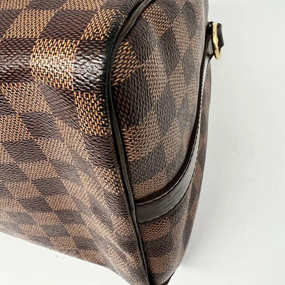 Louis Vuitton Speedy 30 Bandouliere Damier Ebene / akzeptabel Louis Vuitton