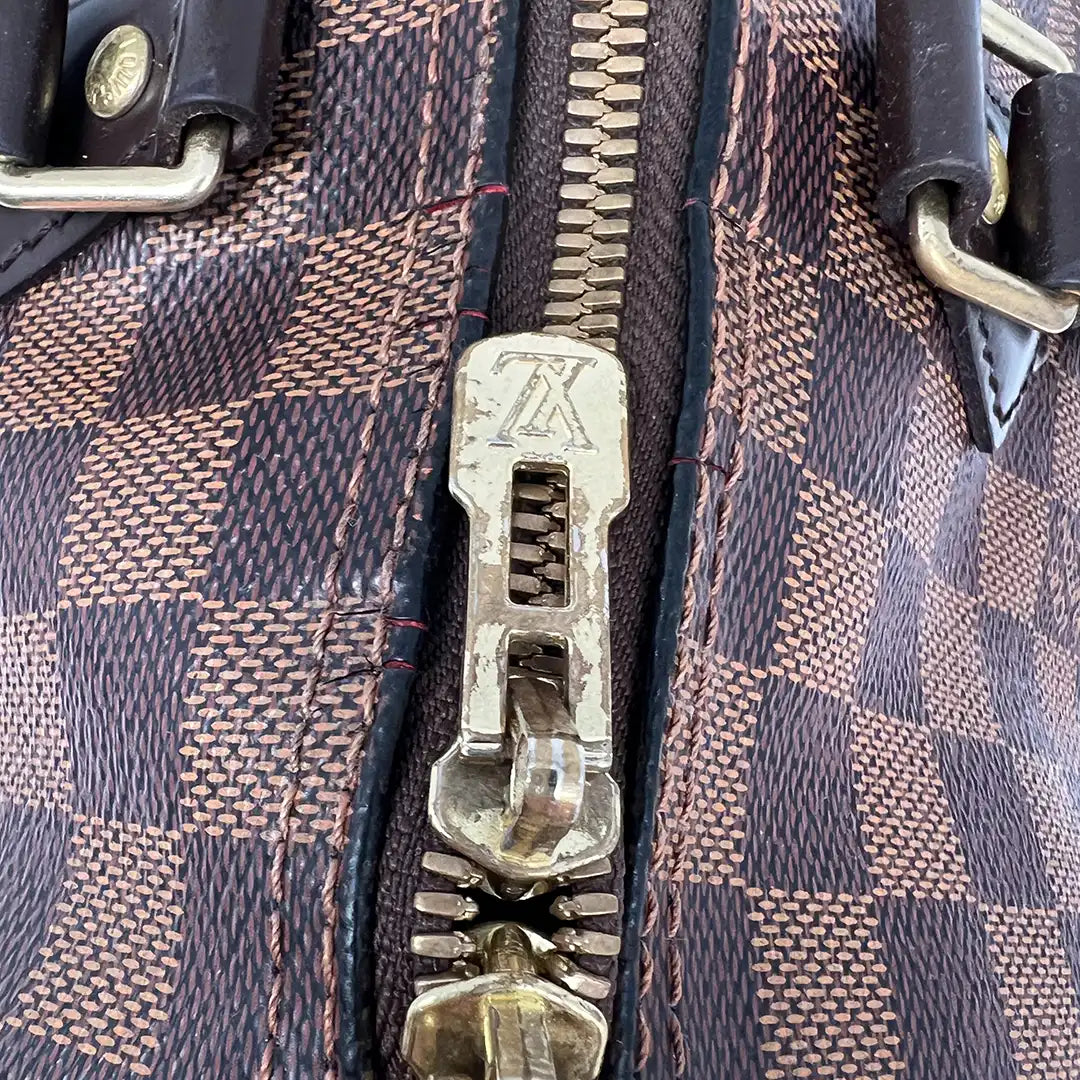 Louis Vuitton Speedy 30 Bandouliere Damier Ebene / akzeptabel Louis Vuitton