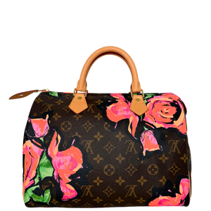 Louis Vuitton Speedy 30 Roses Monogram Canvas M48610 bruin