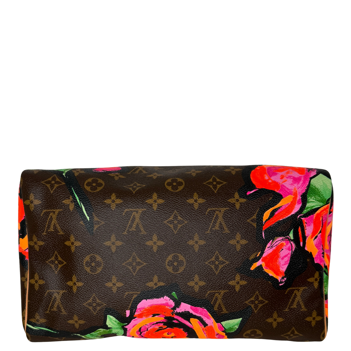 Louis Vuitton Speedy 30 Roses Monogram Canvas  M48610  Braun / neuwertig Louis Vuitton