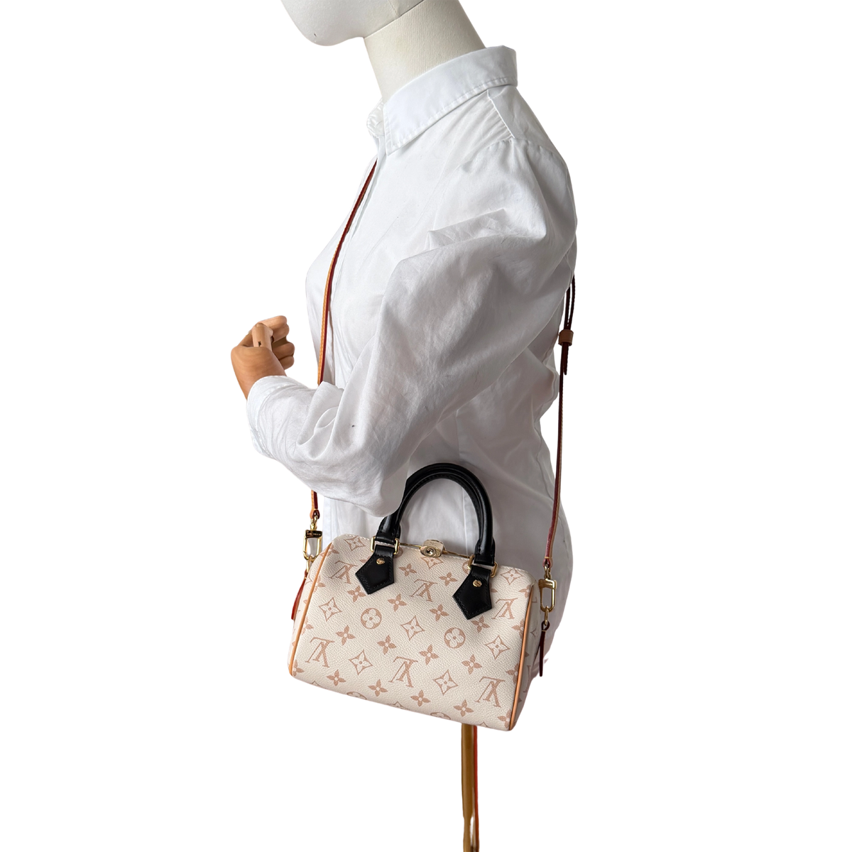Louis Vuitton Speedy Bandouliere 20 Dune M46906 Fullset / neuwertig Louis Vuitton