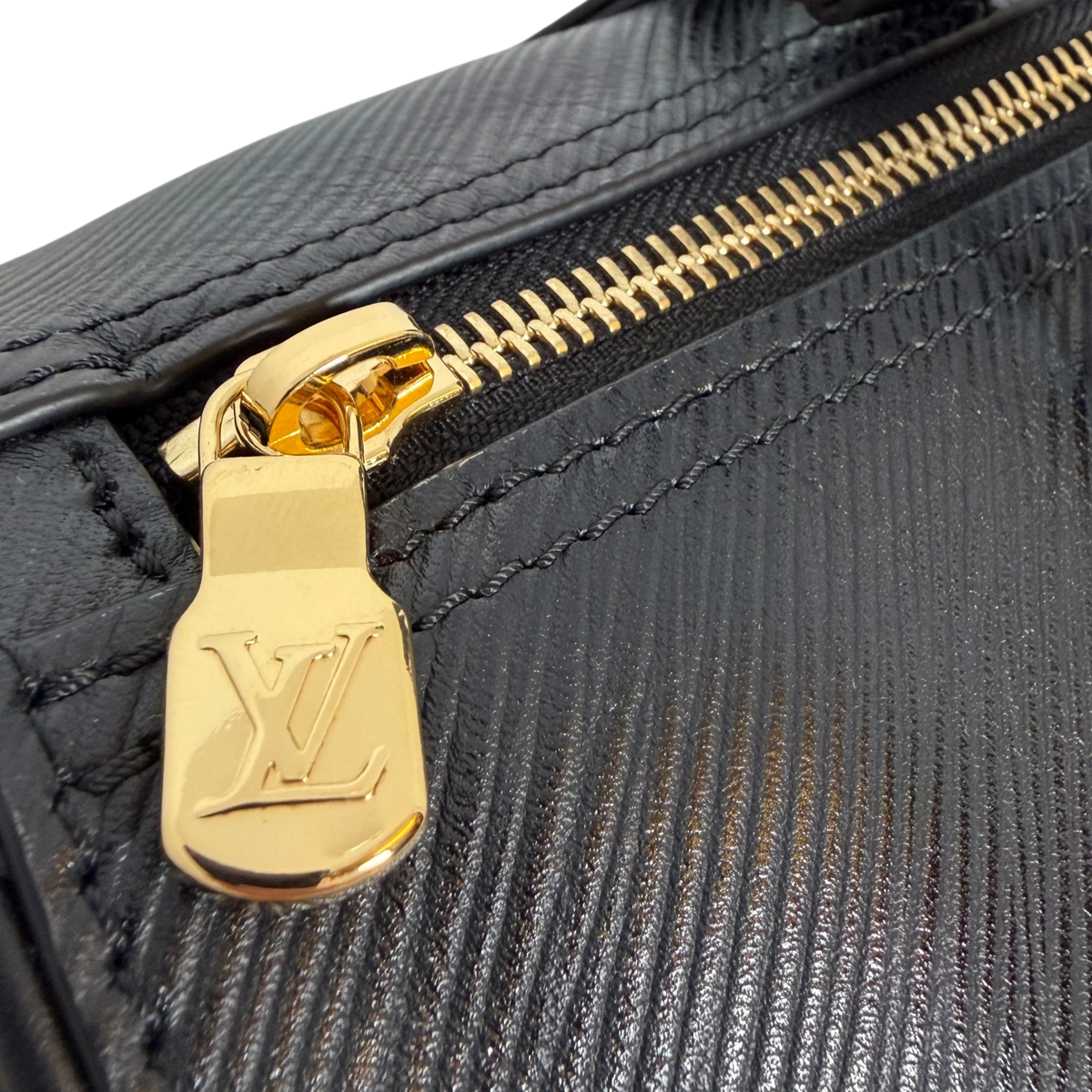 Louis Vuitton Speedy Soft 30 Epi Leder Schwarz Gold – Ansicht 7