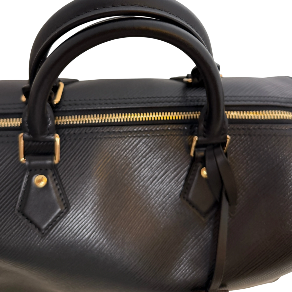 Louis Vuitton Speedy Soft 30 Epi Leder Schwarz Gold – Ansicht 6