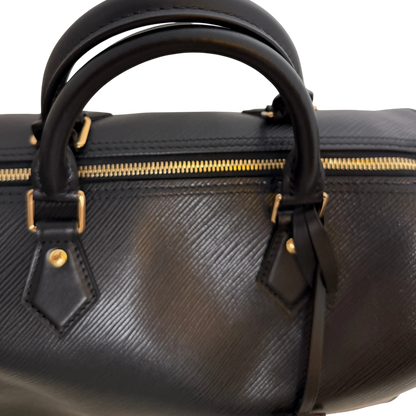 Louis Vuitton Speedy Soft 30 Epi Leder Schwarz Gold – Ansicht 6