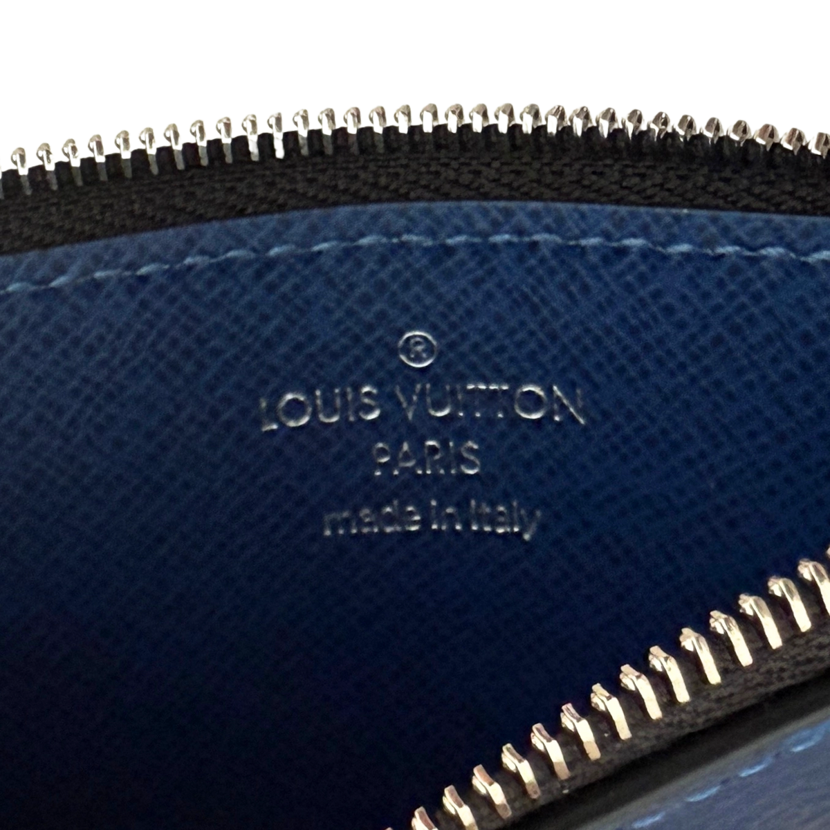 Louis Vuitton Taigarama Kartenetui M30270 Blau / neuwertig Louis Vuitton