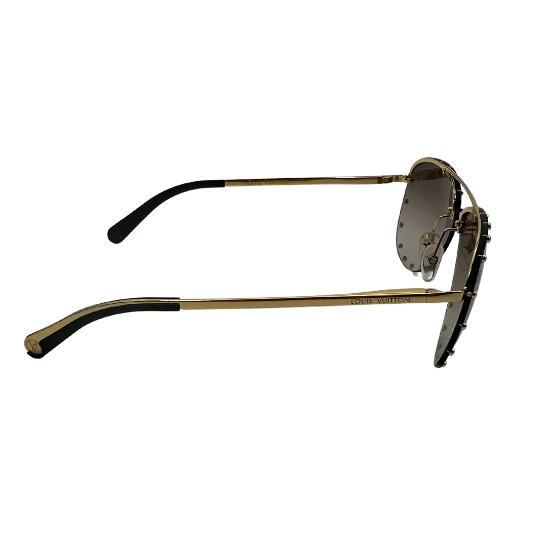 Louis Vuitton Sonnenbrille The Party Aviator Z0914U braun Louis Vuitton