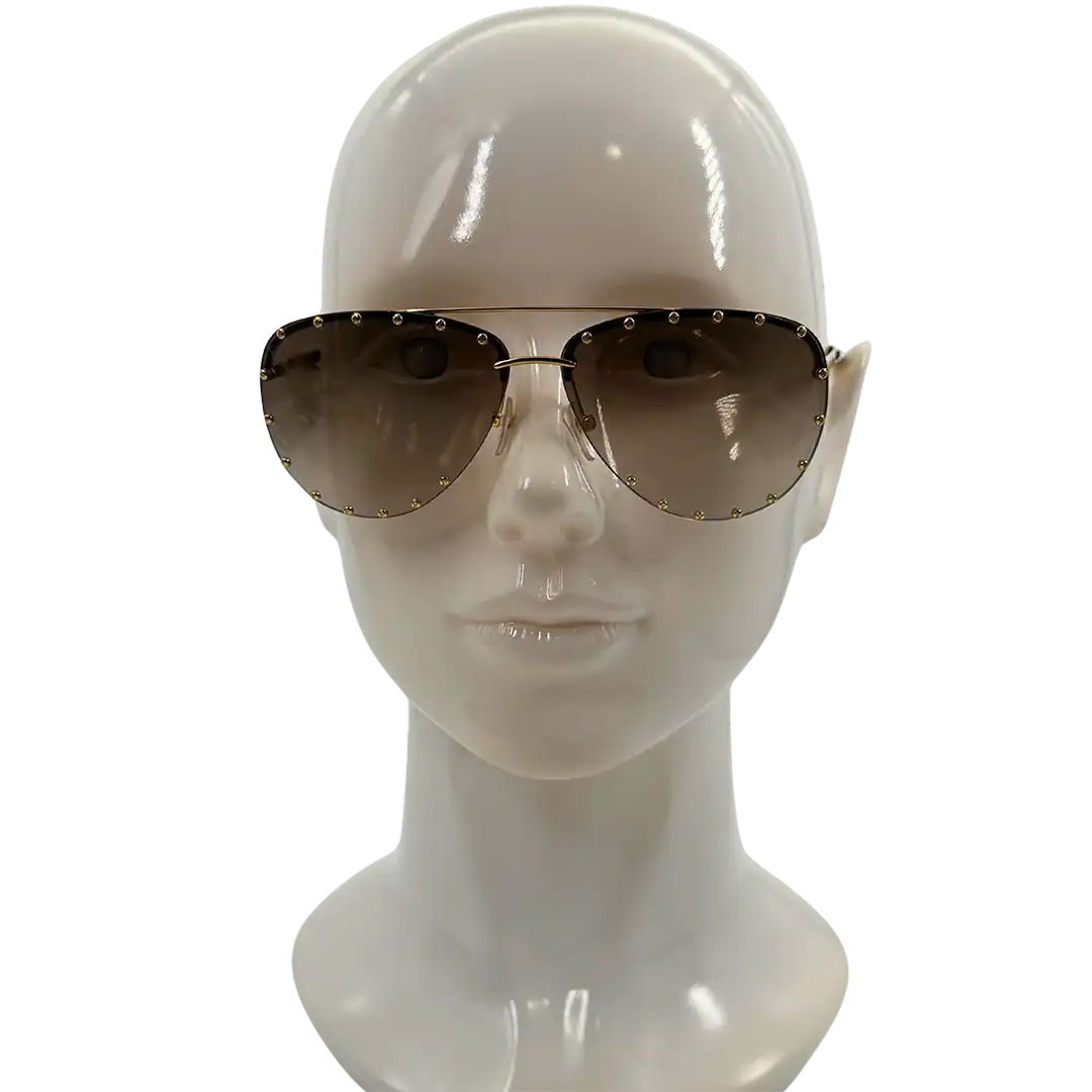 Louis Vuitton Sonnenbrille The Party Aviator Z0914U braun Louis Vuitton