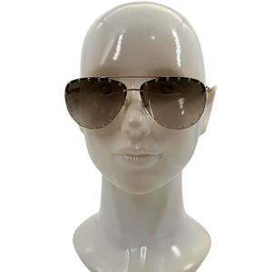 Louis Vuitton zonnebril The Party Aviator Z0914U bruin