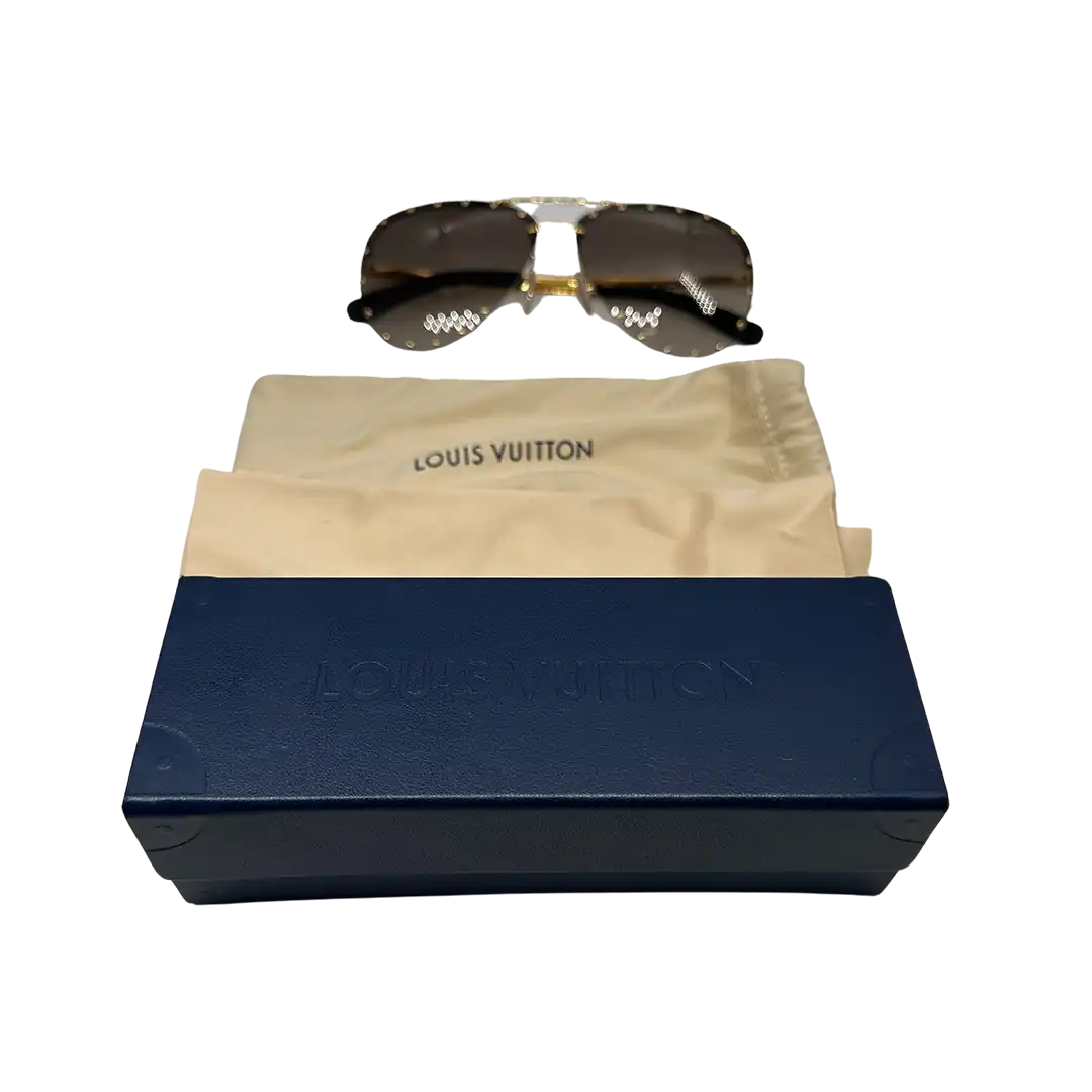 Louis Vuitton Sonnenbrille The Party Aviator Z0914U braun Louis Vuitton