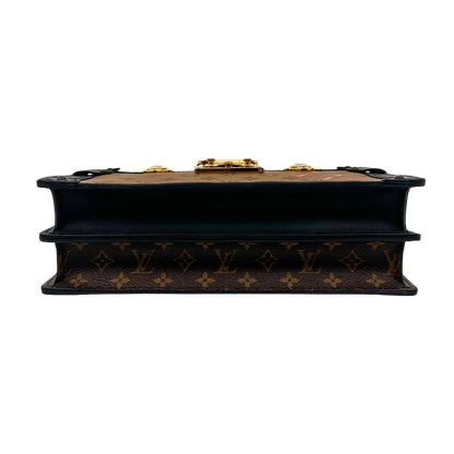 Louis Vuitton Monogram Reverse Trunk Clutch Schultertasche Fullset / Neu Echtheitscheck