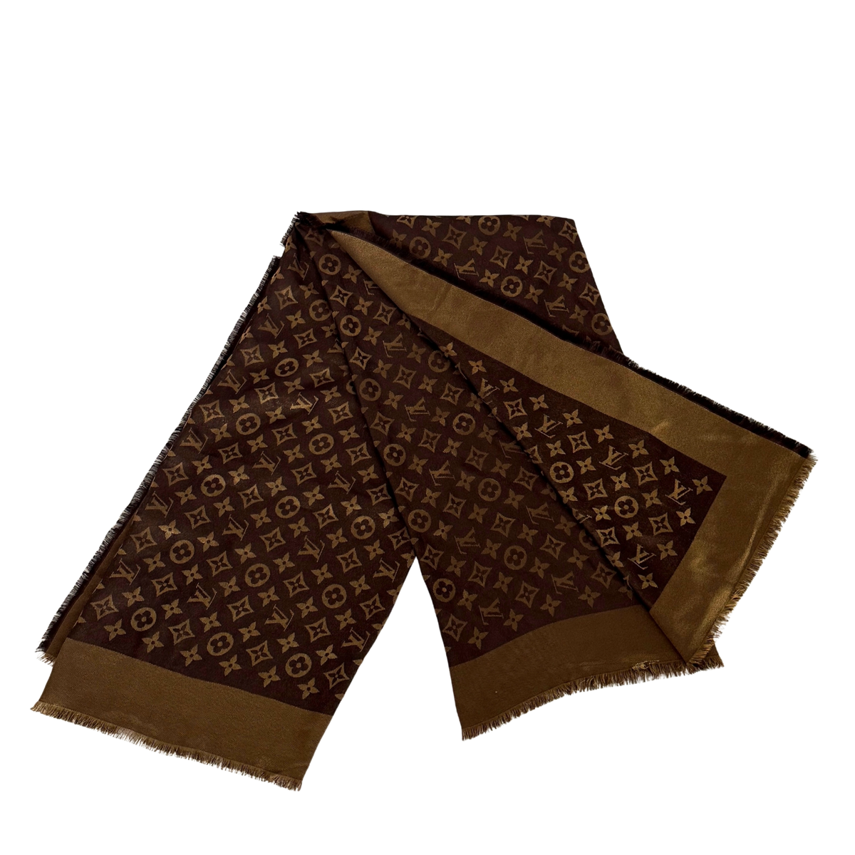 Louis Vuitton Monogram Shine Tuch Braun Gold  / neuwertig Louis Vuitton