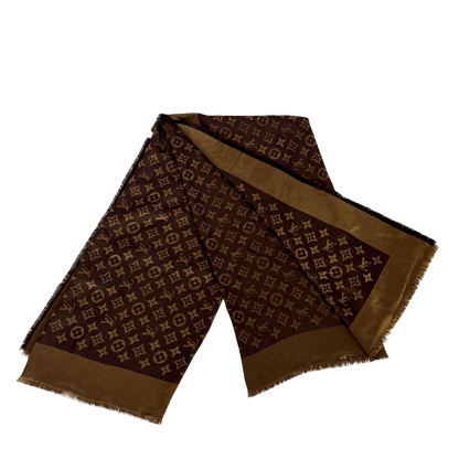Louis Vuitton Monogram Shine Tuch Braun Gold  / neuwertig Louis Vuitton