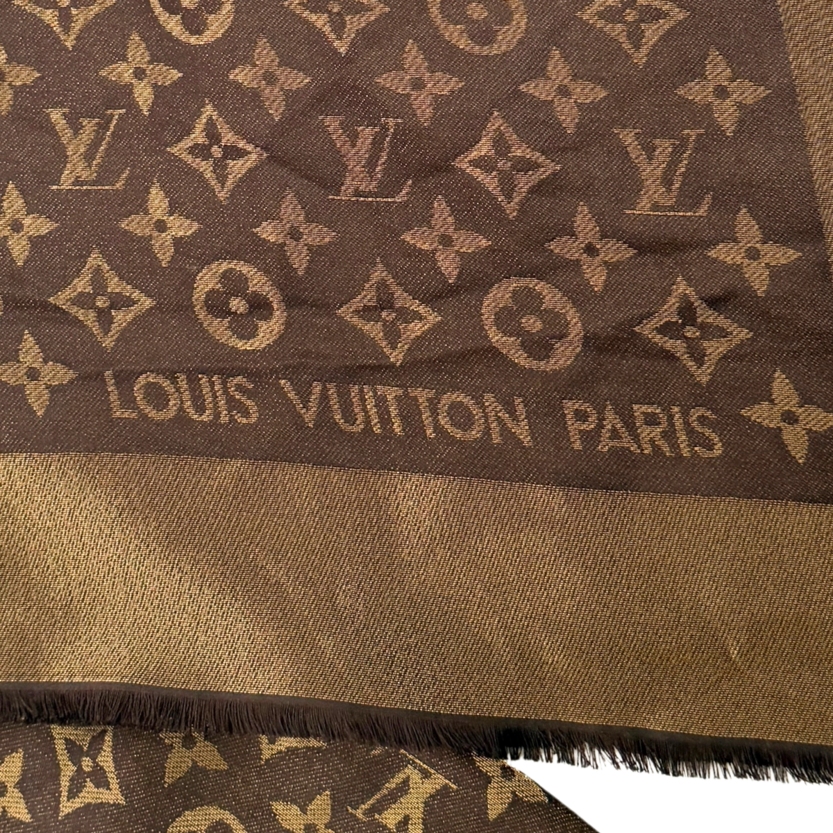 Louis Vuitton Monogram Shine Tuch Braun Gold  / neuwertig Louis Vuitton