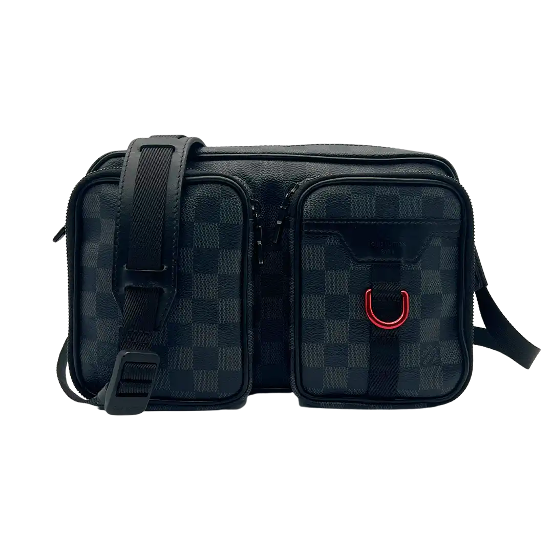 Louis Vuitton Utility Messenger Damier Graphite Fullset / sehr gut SONDERANGEBOT Louis Vuitton