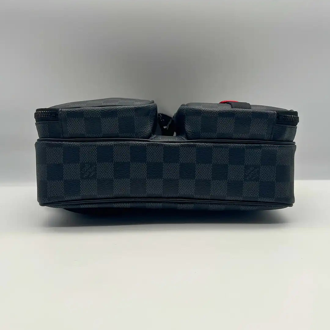 Louis Vuitton Utility Messenger Damier Graphite Fullset / sehr gut SONDERANGEBOT Louis Vuitton