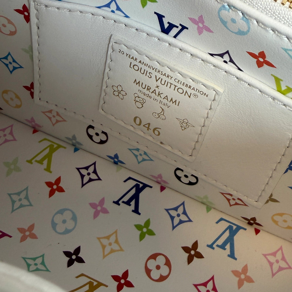 Louis Vuitton x Takashi Murakami Capucines BB Weiß Fullset / neuwertig Louis Vuitton