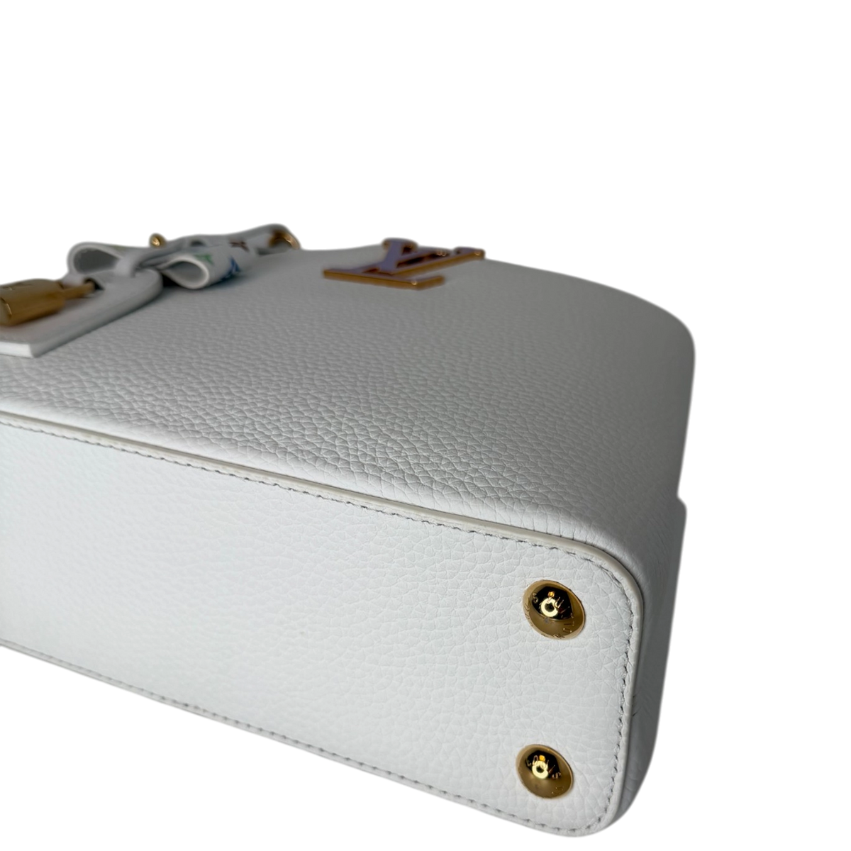 Louis Vuitton x Takashi Murakami Capucines BB Weiß Fullset / neuwertig Louis Vuitton