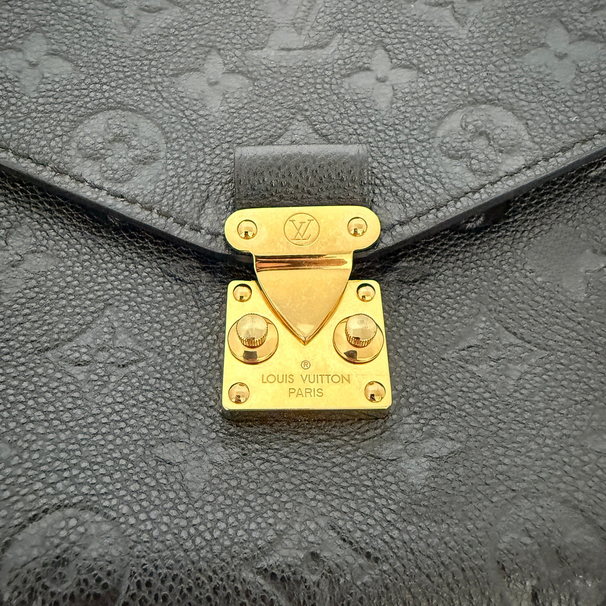 Louis Vuitton Pochette Métis Empreinte Leder M41487 Schwarz Fullset / sehr gut Louis Vuitton