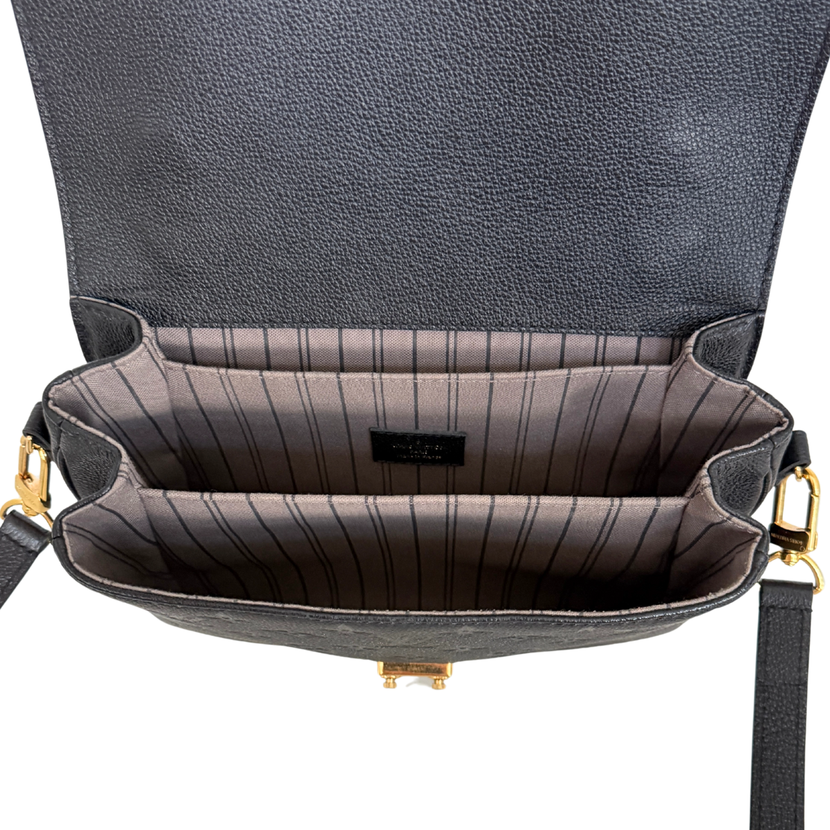 Louis Vuitton Pochette Métis Empreinte Leder M41487 Schwarz Fullset / sehr gut Louis Vuitton
