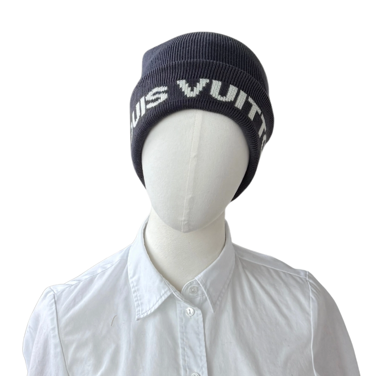 Louis Vuitton Cup Mütze Beanie Dunkelblau  / sehr gut Louis Vuitton