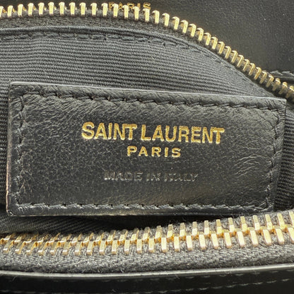 Saint Laurent YSL LouLou Medium Leder Schwarz goldene Hardware / sehr gut Saint Laurent