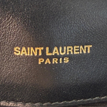 Saint Laurent YSL LouLou Medium Leder Schwarz goldene Hardware / sehr gut Saint Laurent