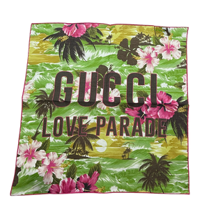 Gucci Love Parade Sjaal Groen