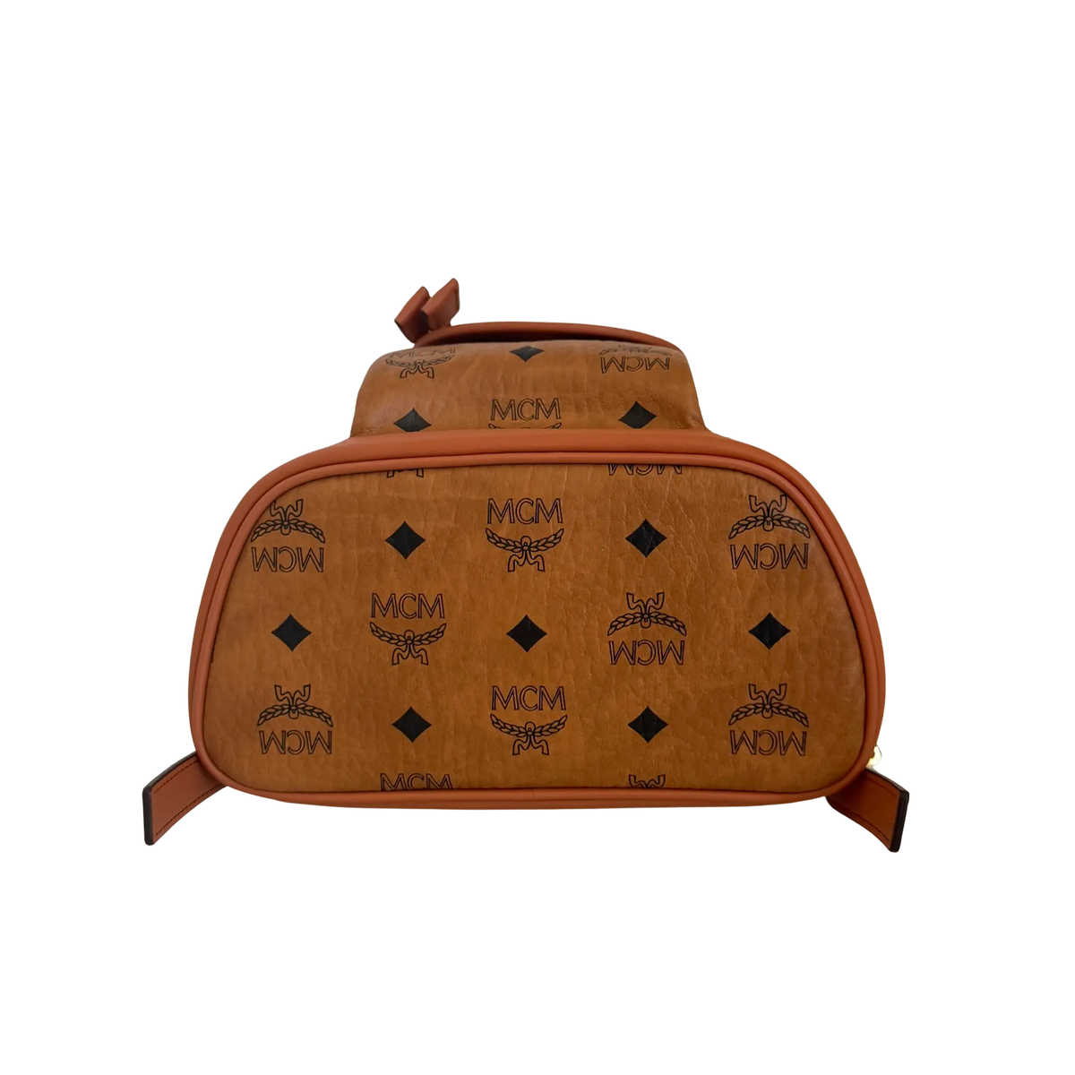 MCM Aren Rucksack mit Kordelzug in Visetos Cognac / neuwertig MCM