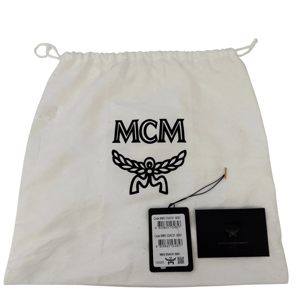 MCM Himmel Kordelzugtasche in Lauretos beige / neuwertig MCM