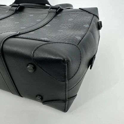 MCM Laptop Tasche schwarz Canvas / gut MCM