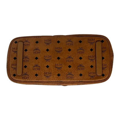MCM Liz Wendeshopper Visetos Medium Cognac / sehr gut - Echtheitscheck
