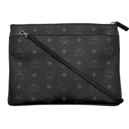 MCM Pouch Liz in Visetos schwarz / ungetragen MCM