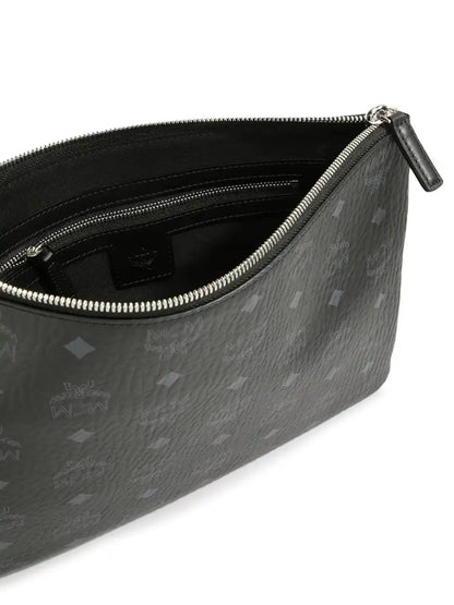 MCM Pouch Liz in Visetos schwarz / ungetragen MCM
