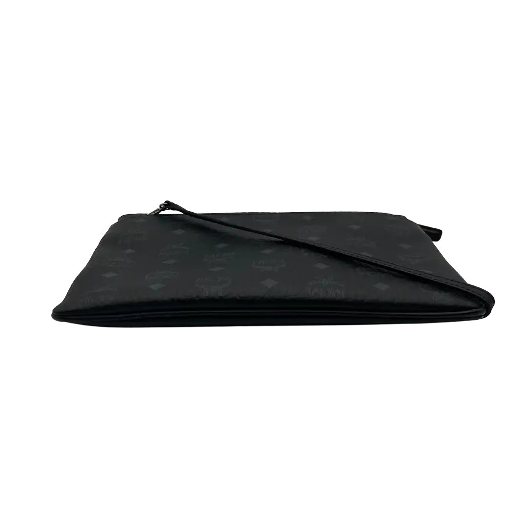 MCM Pouch Liz in Visetos schwarz / ungetragen MCM