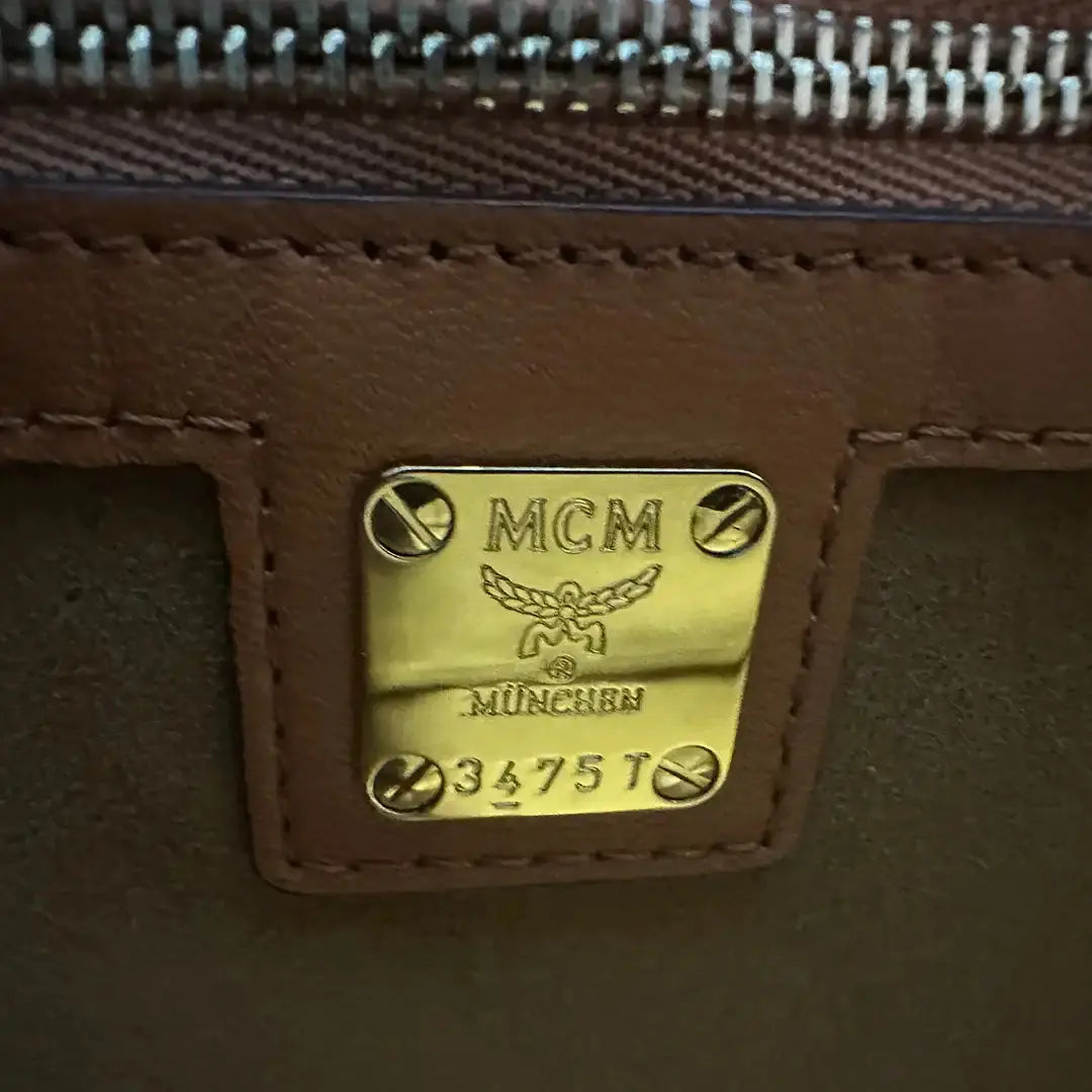 MCM Shopper München Large mit Pouch / sehr gut MCM