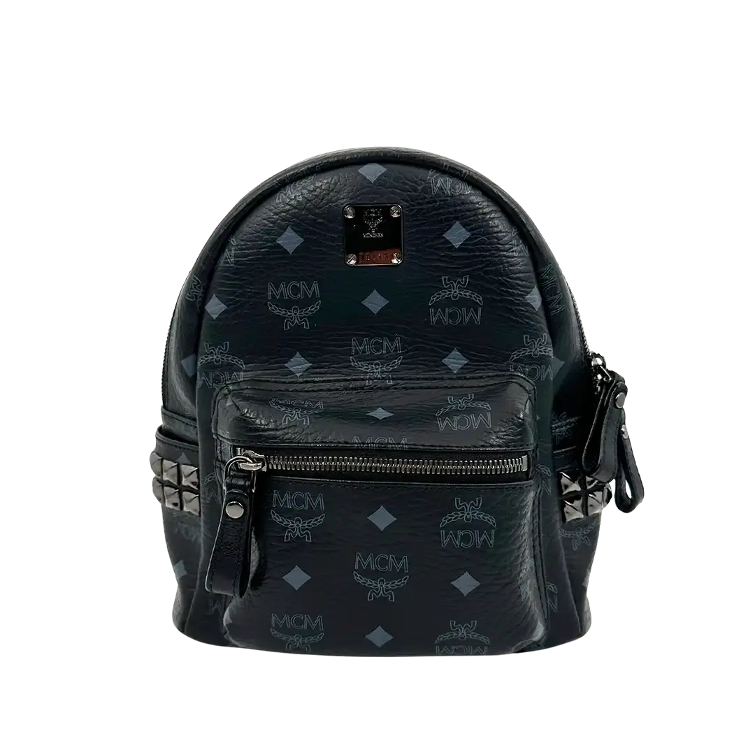 MCM Stark Mini Rucksack Monogram schwarz / gut MCM