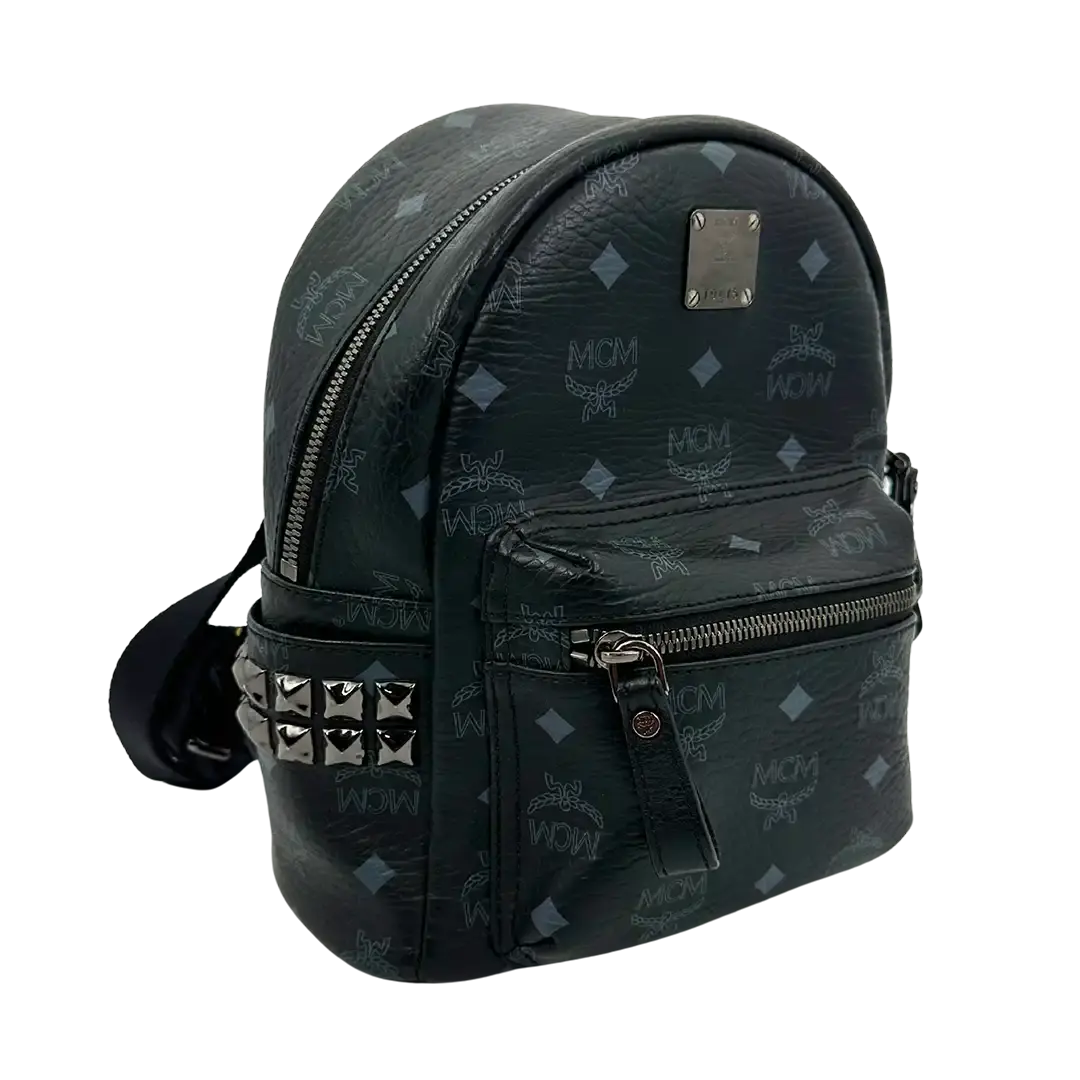MCM Stark Mini Rucksack Monogram schwarz / gut MCM