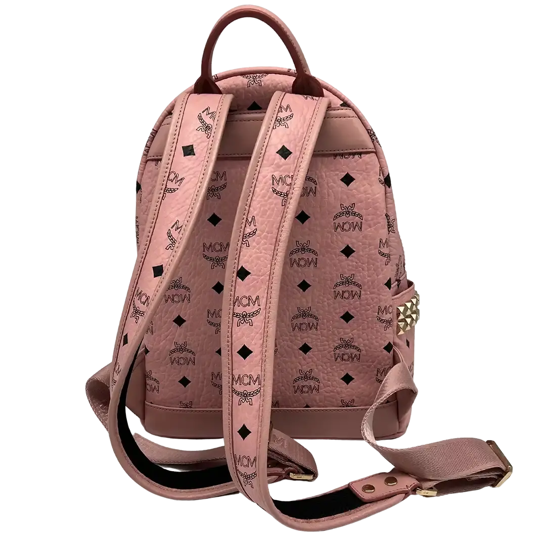 MCM Stark Side Studs Rucksack Small (PM)  Visetos Soft Pink / sehr gut MCM