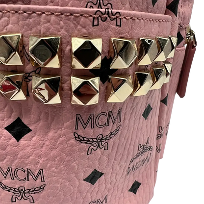 MCM Stark Side Studs Rucksack Small (PM)  Visetos Soft Pink / sehr gut MCM