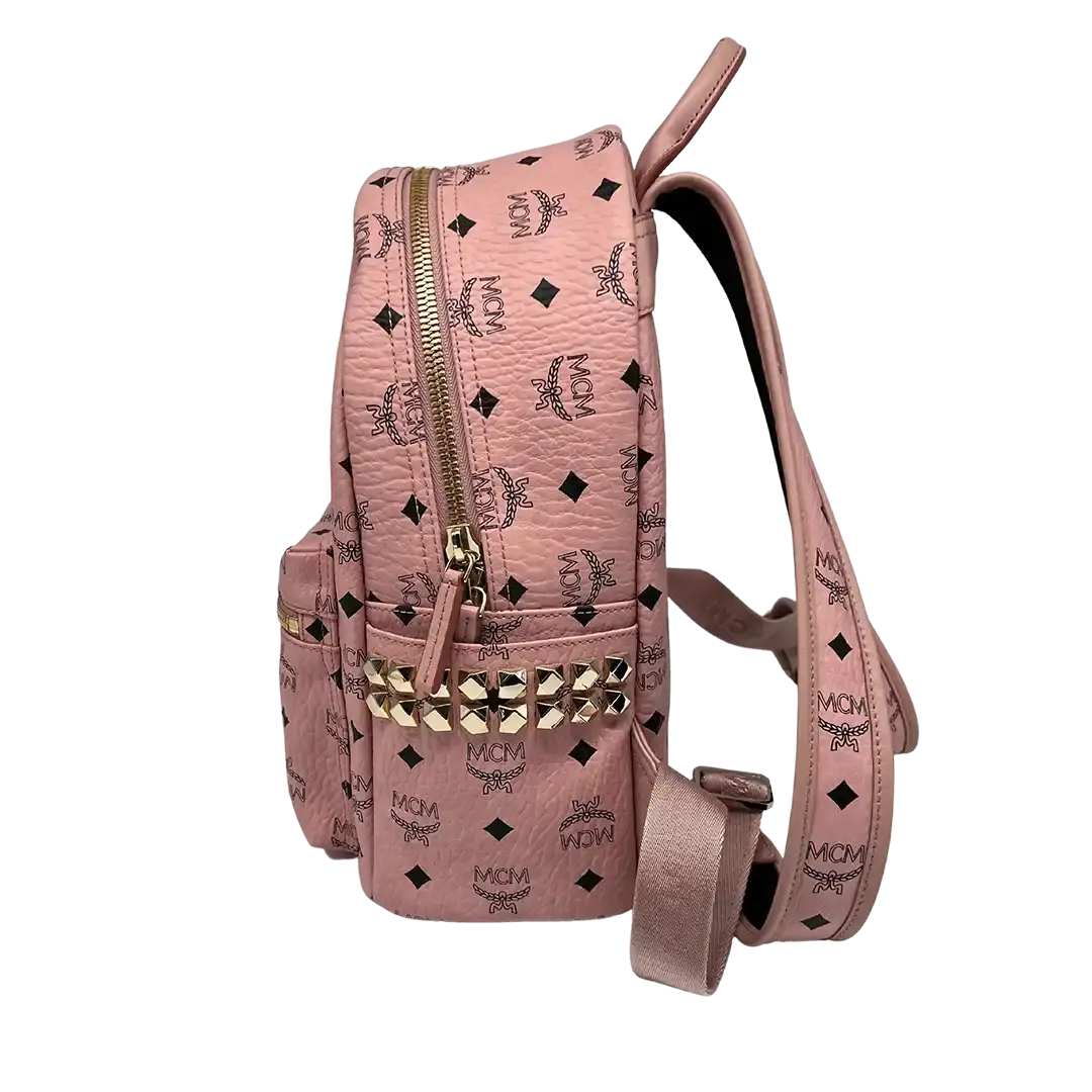 MCM Stark Side Studs Rucksack Small (PM)  Visetos Soft Pink / sehr gut MCM