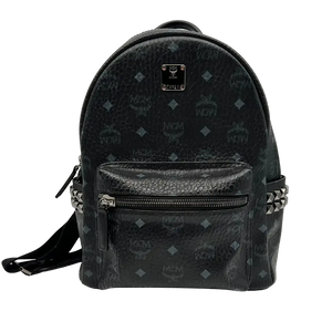 MCM Stark kleine rugzak Monogram zwart