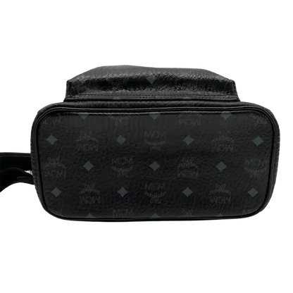 MCM Stark Small Rucksack Monogram schwarz / sehr gut MCM