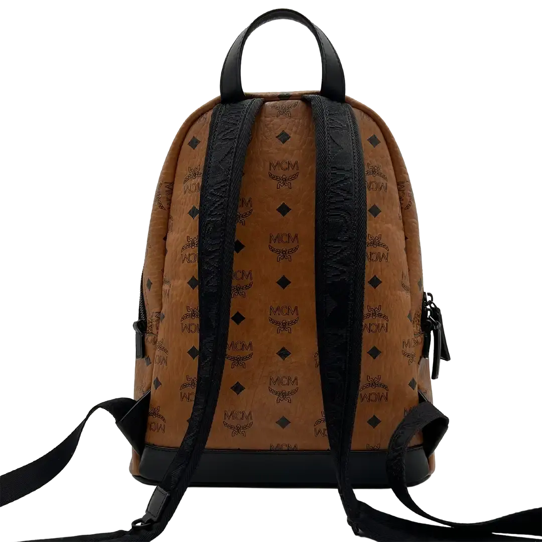 MCM Stark Visetos Rucksack hinten